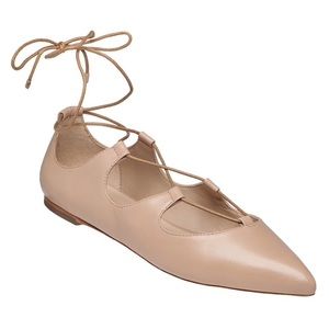 Loeffler Randall Ambra Flat in Wheat